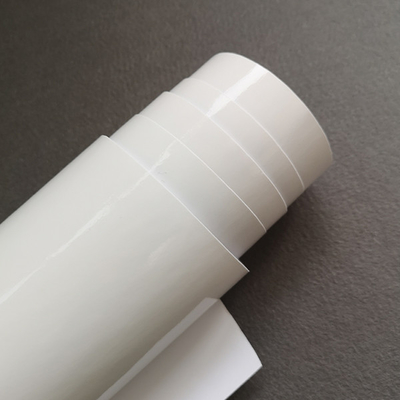 Polymeric Printable stretchable Advertising high-tack vinyl