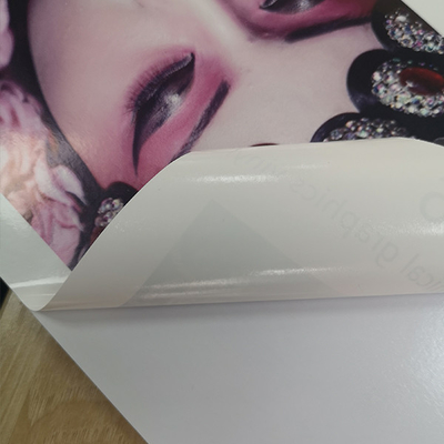Polymeric Printable stretchable Advertising high-tack vinyl