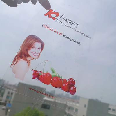 Advertising Inkjet Vinyl Self Adhesive Glass Printable Clear Adhesive Vinyl