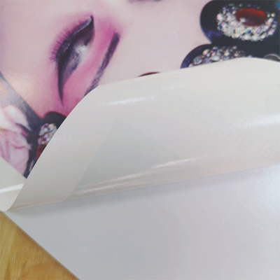 Aqueous Printable Adhesive Vinyl Clear White Advertising Inkjet Printer On Vinyl