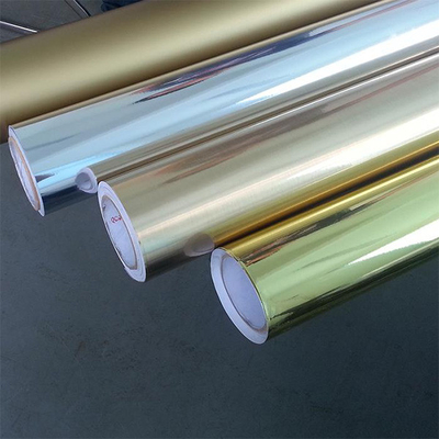 Polyester Chrome Vinyl Roll Sticker Tape Home Decal Metal Surface