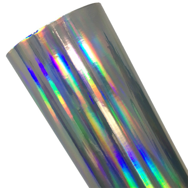 Printable rainbow silver holographic permanent vinyl 