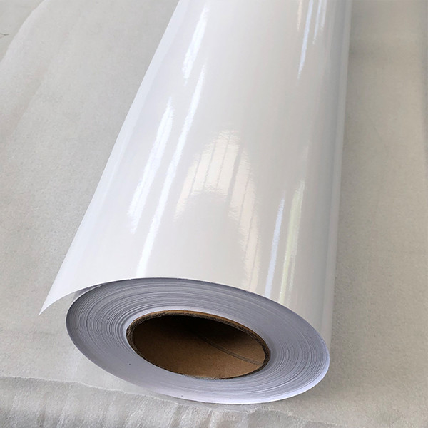 Polymeric Printable stretchable Advertising high-tack vinyl
