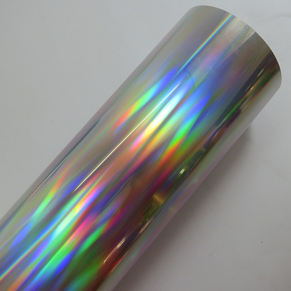 Printable PVC self-adhesive decoration permanent holographic vinyl roll